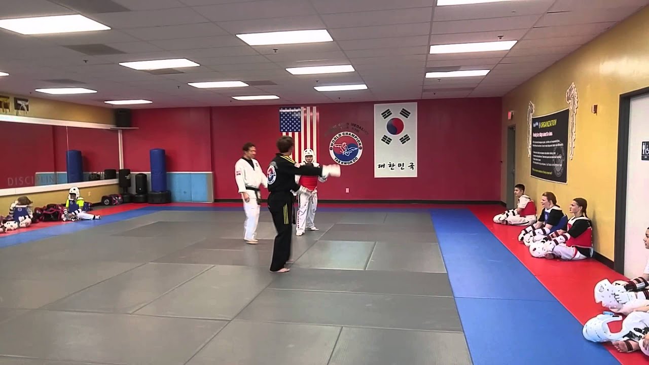 Sparring with Master Lim