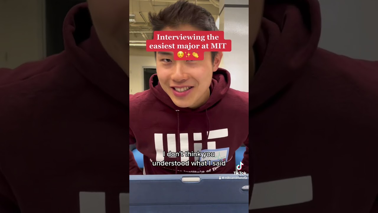 The easiest major at MIT 🤡