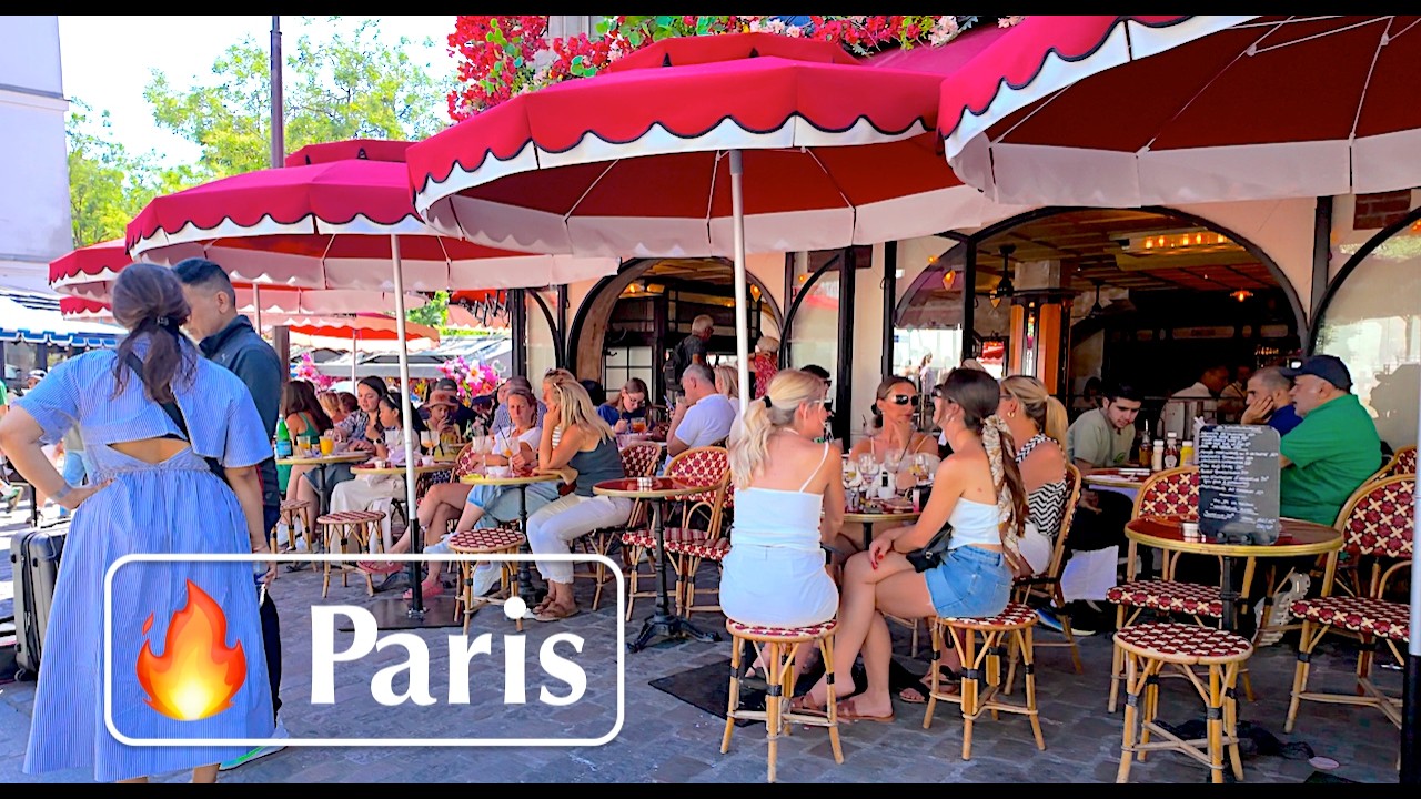 Paris, France ☀️ - Paris walking tour - Paris Summer walk, July 2025 - Paris 4K