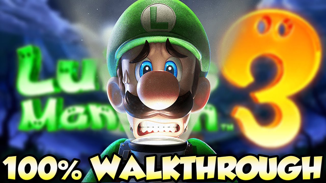 Luigi's Mansion 3 - FULL GAME 100% Walkthrough 🔴LIVE (All Gems & All Boos)