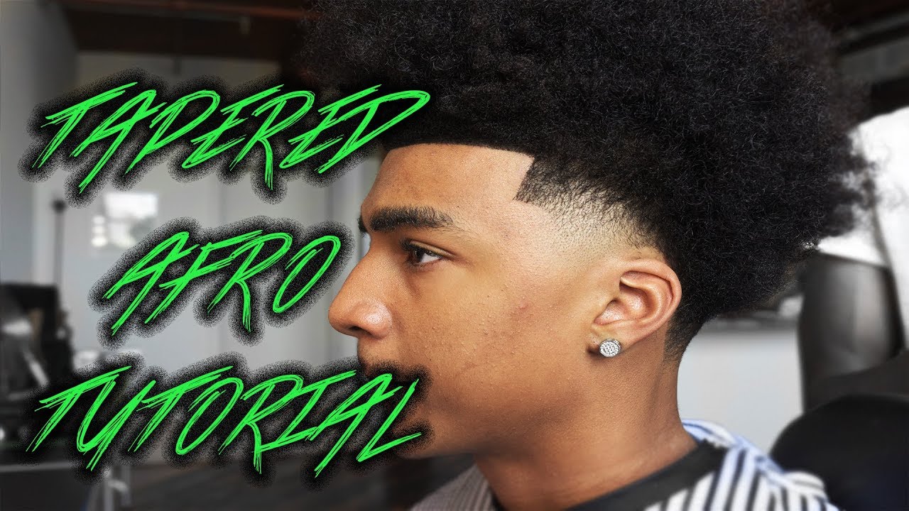 HOW TO TAPER AN AFRO!! (FULL CUT HD)
