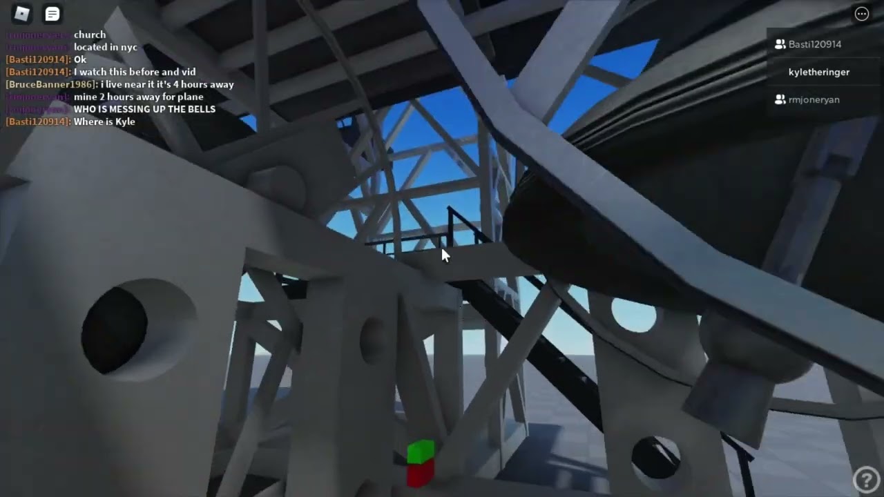 Ringing the bells of Riverside Church NYC in ROBLOX