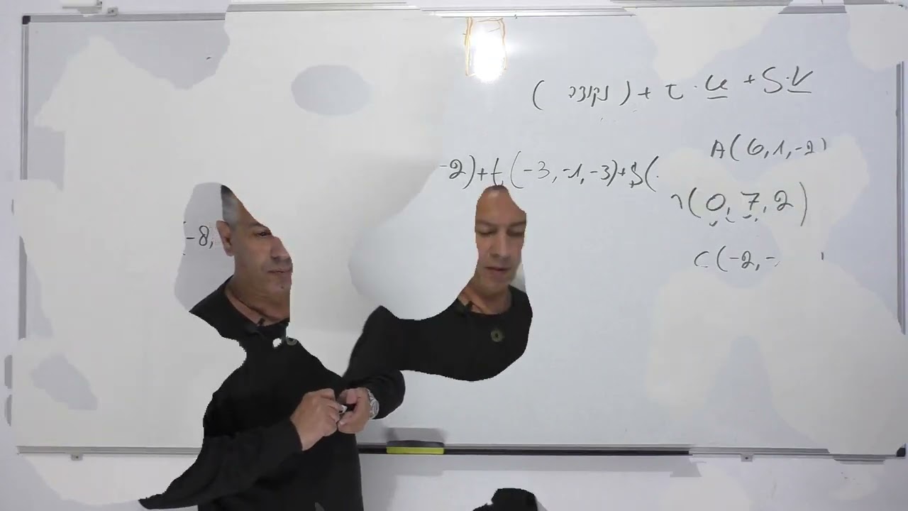 קורס הוקטור האלגברי -שיעור 13-הצגה פרמטרית של מישור