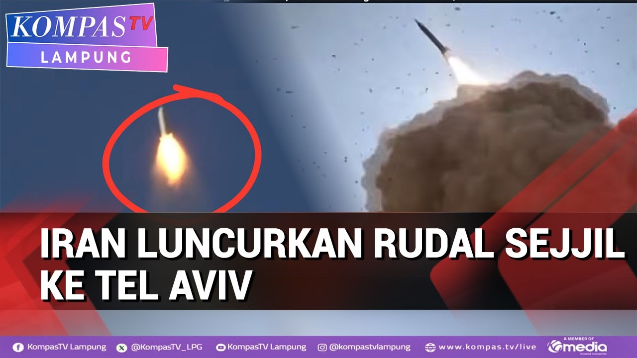 Iran Luncurkan Rudal Sejjil ke Tel Aviv, Ledakan Terdengar di Seluruh Kota