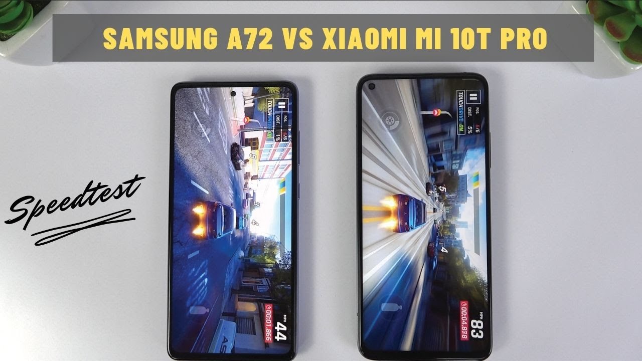 Samsung Galaxy A72 vs Xiaomi Mi 10T Pro | Video test Display, SpeedTest, Camera Comparison