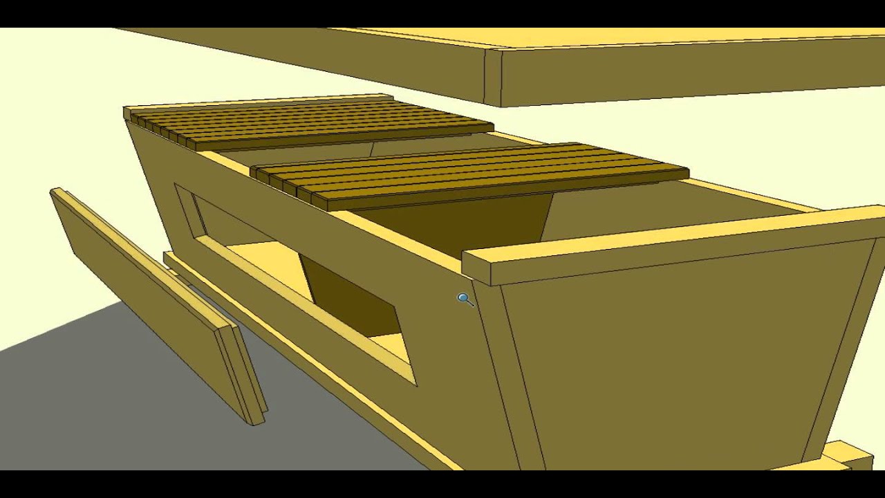 Bee Hive:  Kenyan Top Bar Hive