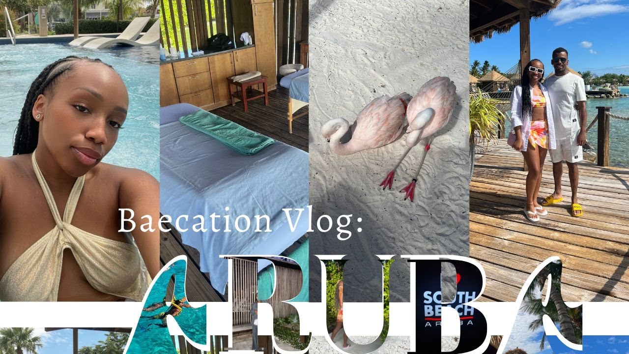 ANNIVERSARY IN ARUBA: TRAVEL VLOG | MASSAGES ON FLAMINGO BEACH, SNORKELING, NIGHTLIFE, RADISSON BLU