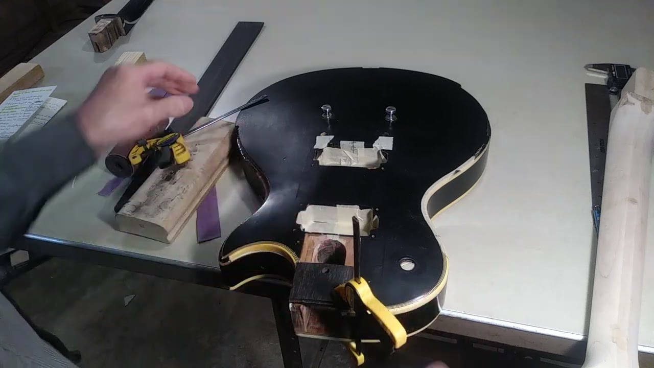 Vintage Gibson Les Paul Custom Restoration Video 23