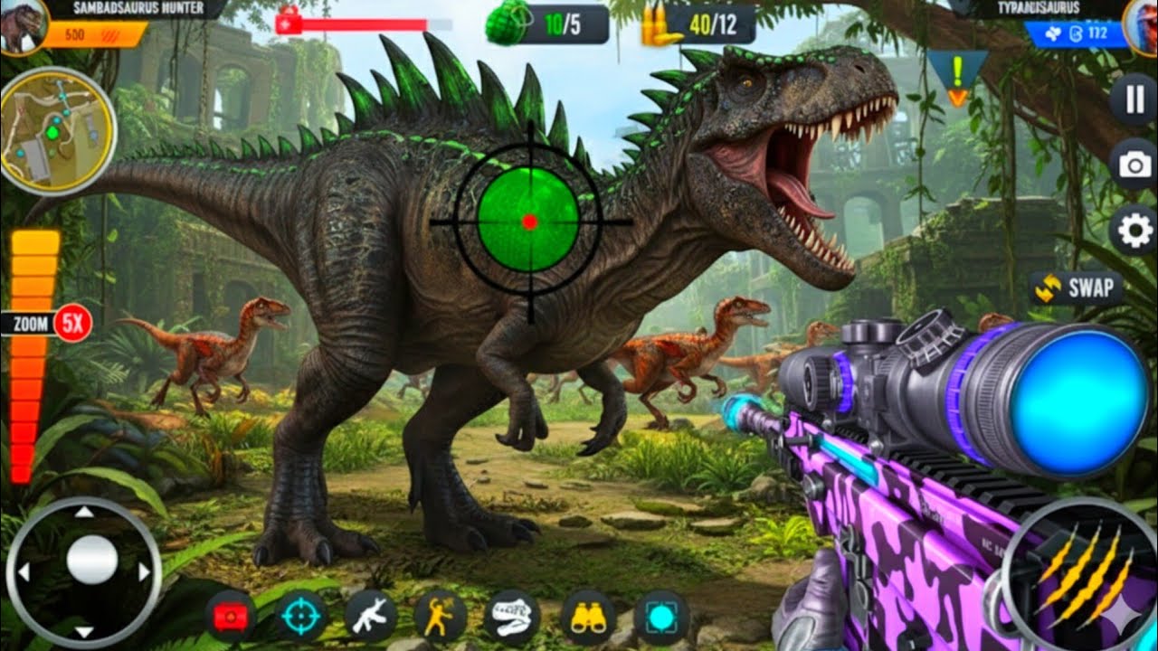 Wild Animal Hunter 3D: Epic Dinosaur Hunting Adventure 🦖🥸|New 2026 Update Gameplay #38
