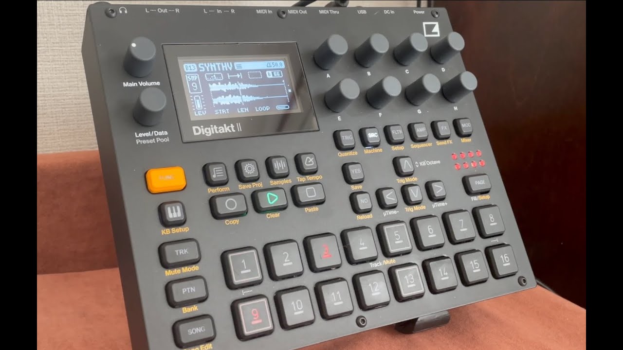 Elektron DigitaktⅡ  Ambient  arturia synthx v