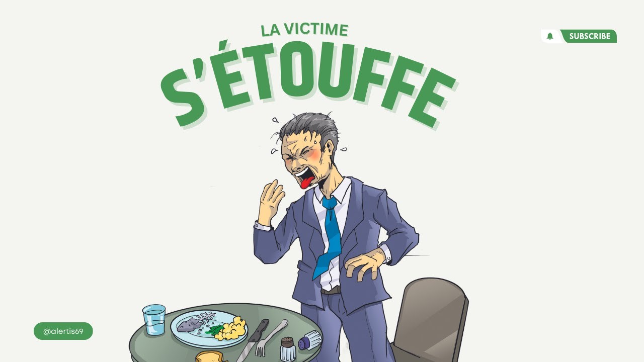 Formation SST sauveteur secouriste du travail: la victime s'&eacute;touffe
