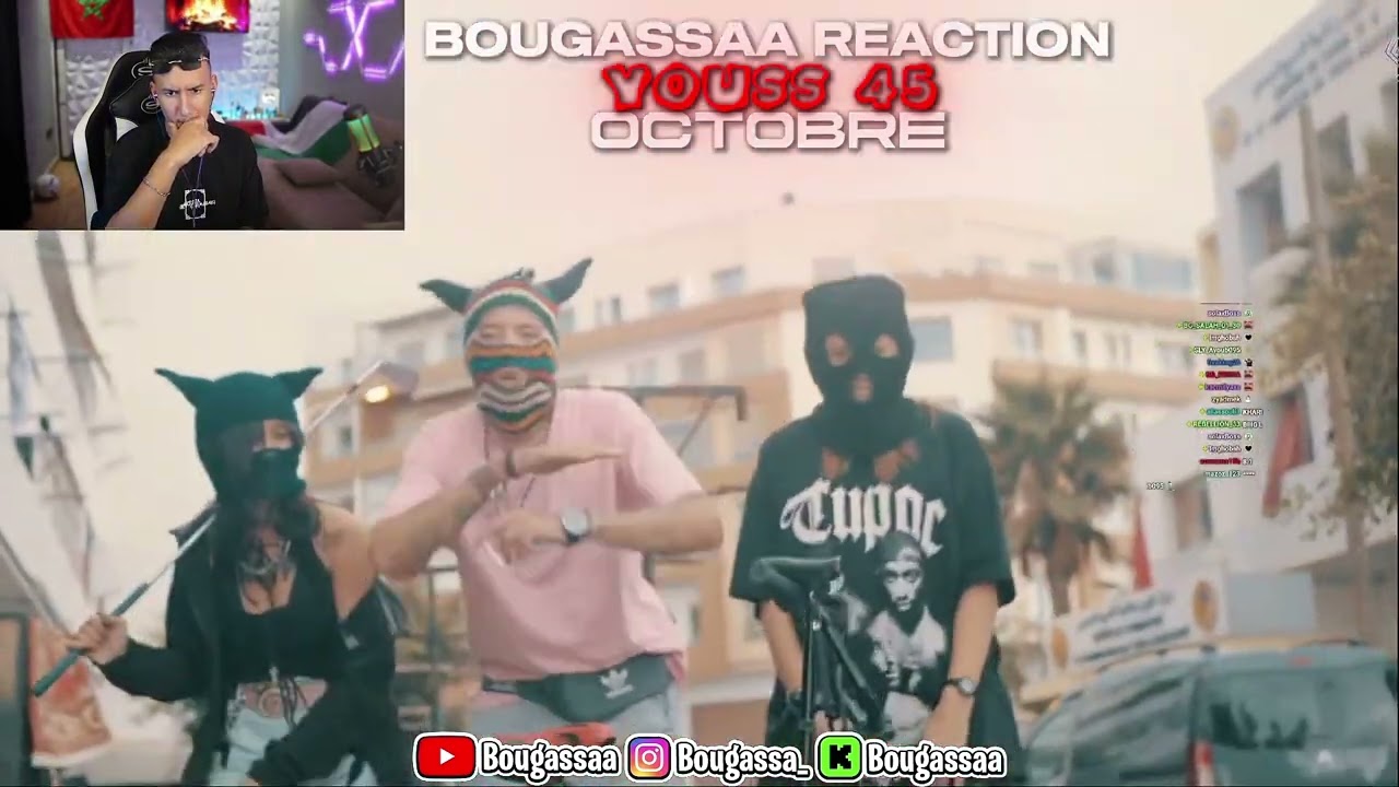BOUGASSAA REACTION YOUSS 45 - OCTOBRE Clash..!🔥🖖🏽