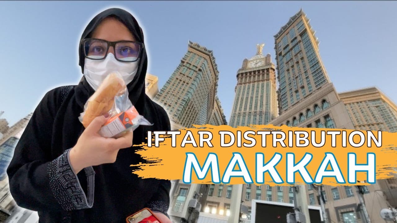 1st RAMADAN MAKKAH 🤲🏻 Iftar Distribution Makkah 🤗  Masjid Al Haram ft. @NammoVlogs