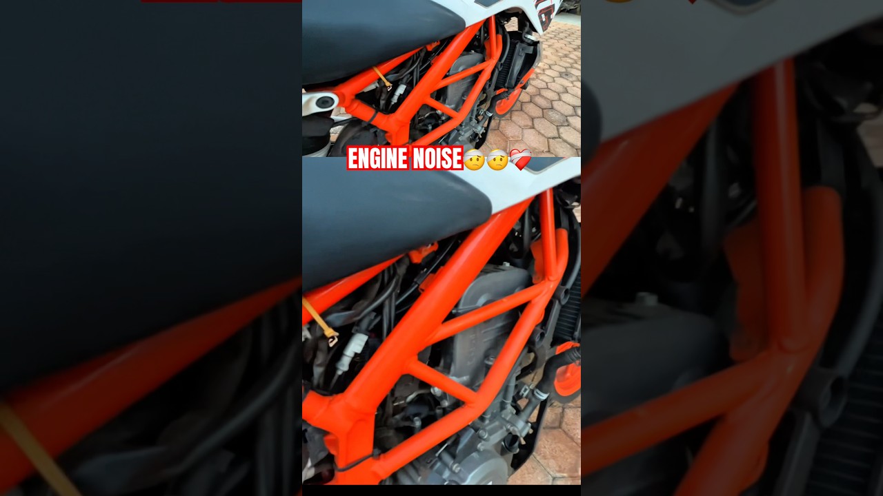 KTM DUKE 390 engine noise. Shocking engine noise what could it be? #shorts