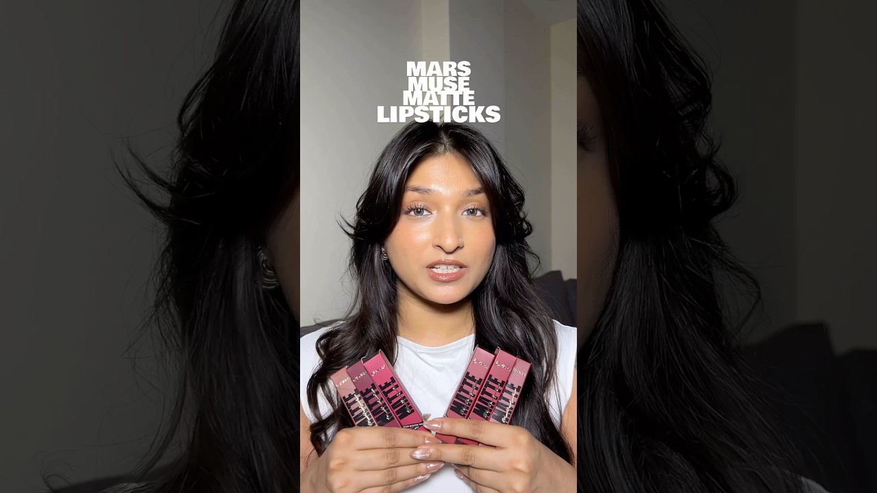 NOT SPONSORED REVIEW OF MARS MUSE MATTE LIPSTICKS #makeup #ashortaday