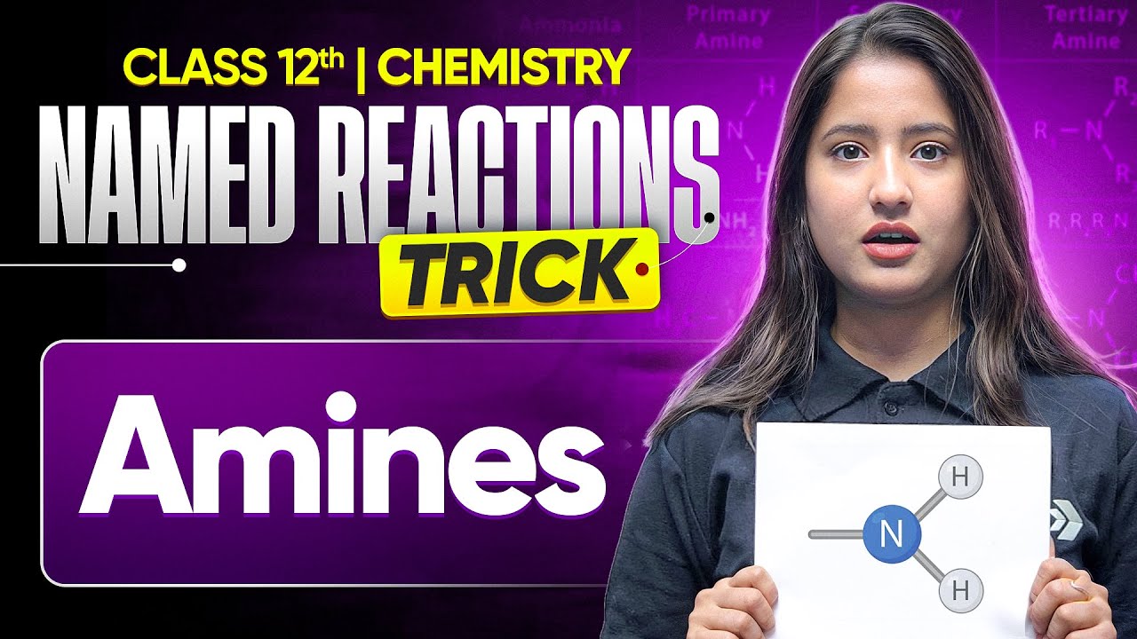 BEST TRICK  For Named Reaction - Amines | Class 12th Organic Chemistry | Tapur Ma'am | CBSE 2026