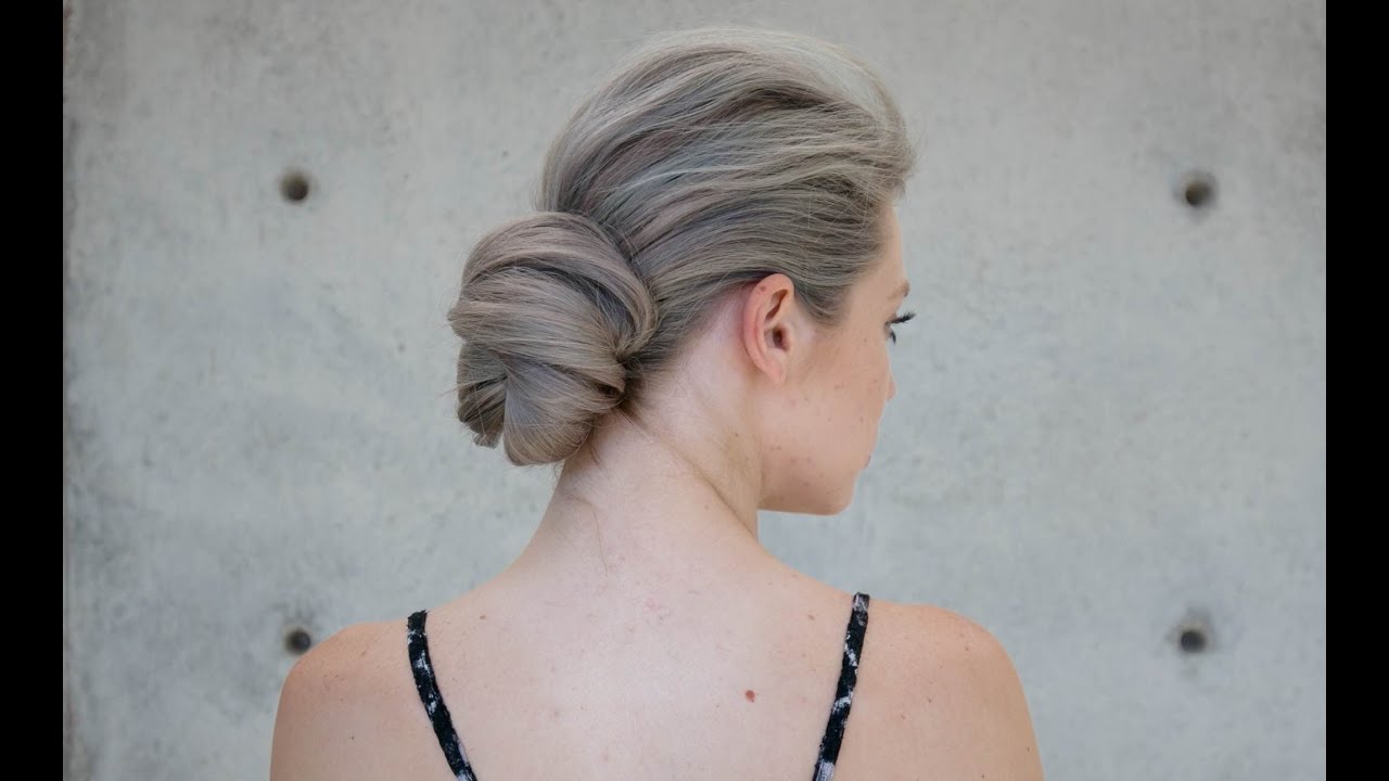 Texture Low Bun Inspired by NYFW