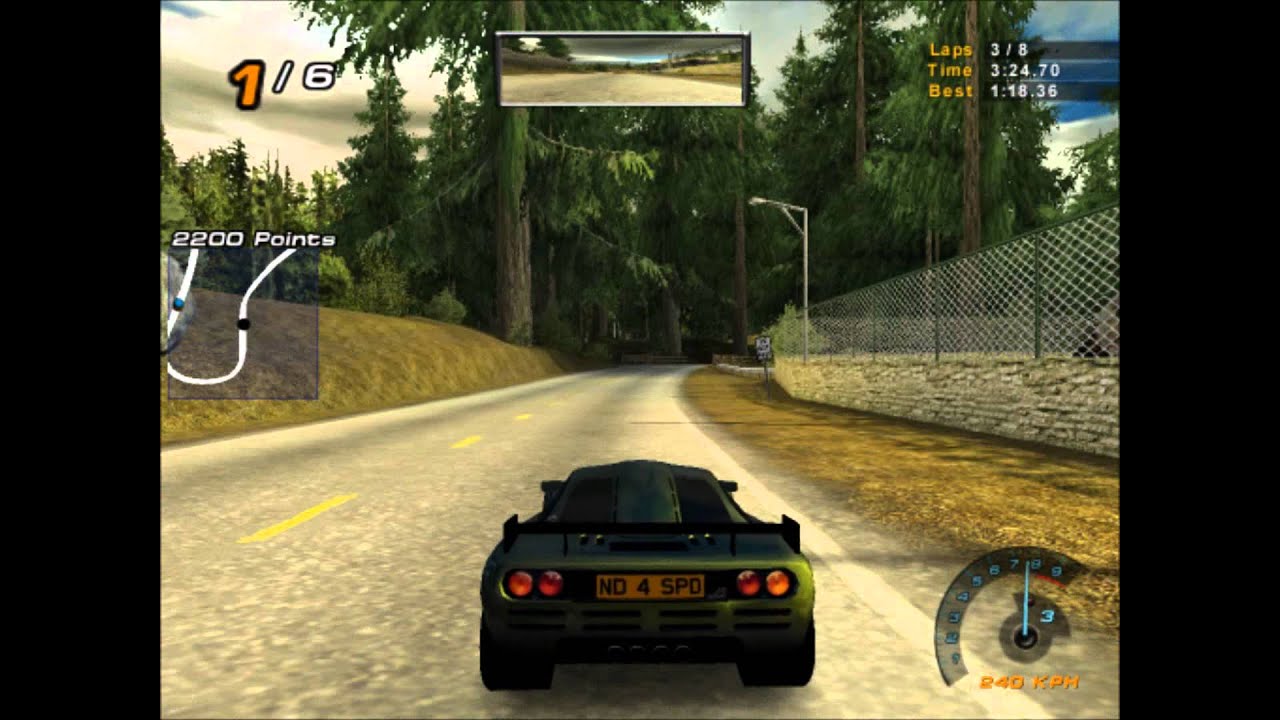 Nfs Hot Pursuit 2 -  Nfs Mclaren F1 LM Race [HD]