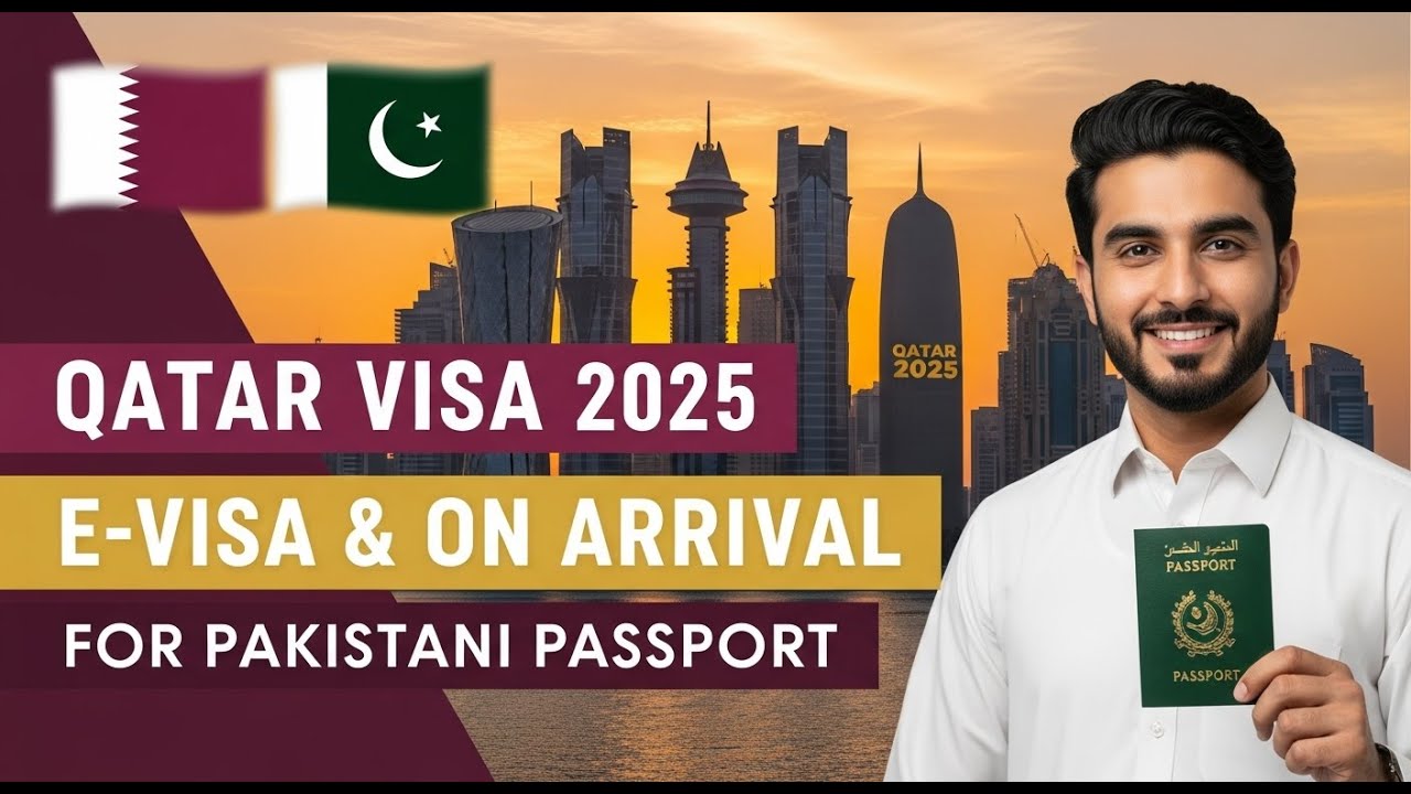 Qatar E-Visa & On Arrival Visa for Pakistan | Step-by-Step Process (2025 Update)