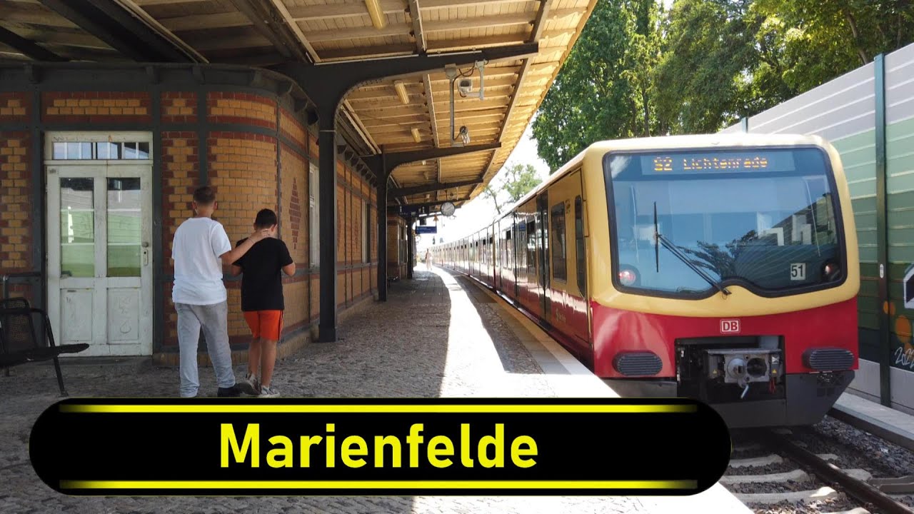 S-Bahn Station Marienfelde - Berlin 🇩🇪 - Walkthrough 🚶