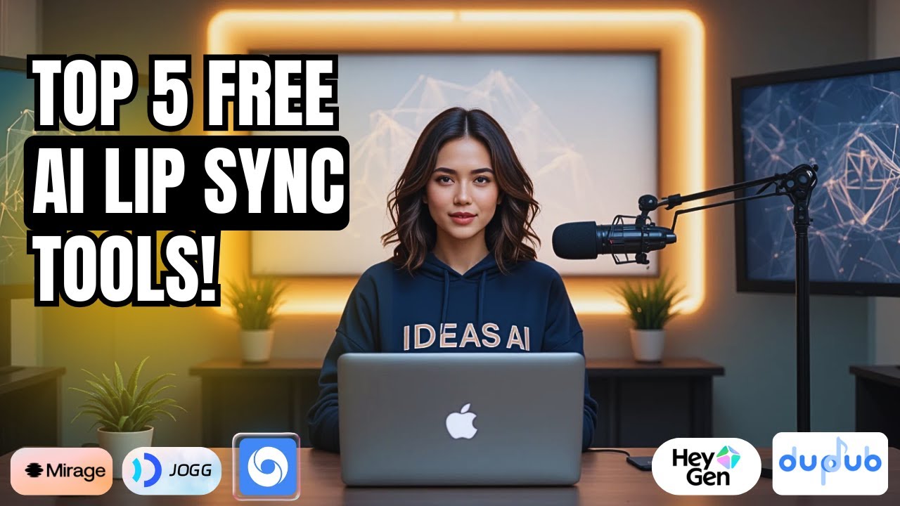Top 5 FREE AI Lip Sync Generators | Best AI Tools for Perfect Lip Sync!