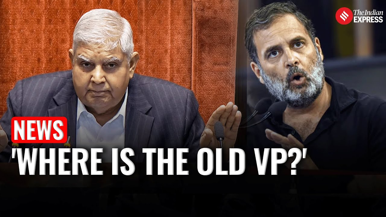 'Why Is The Former VP Hiding?' Rahul Gandhi Asks BJP About  Dhankhar