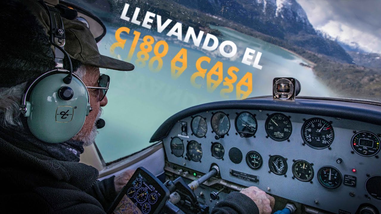 LLEVANDO EL CESSNA 180 A CASA
