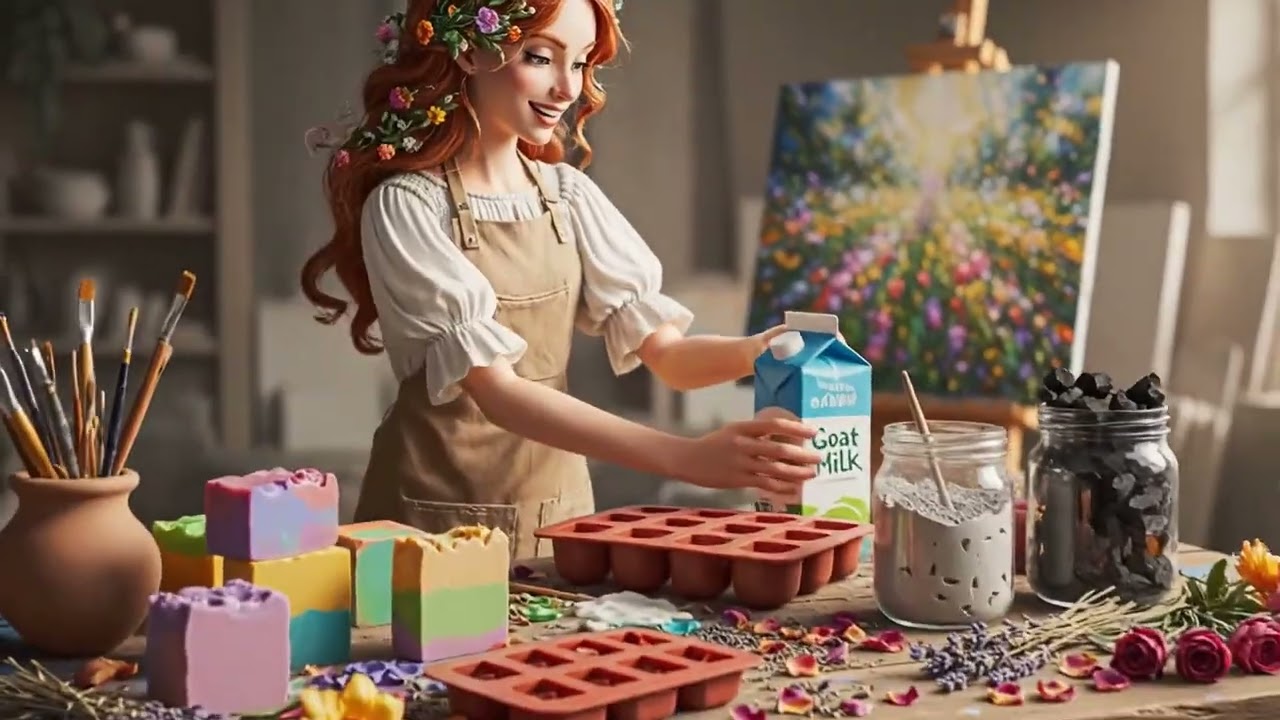 Making art and soap: A combination of talent