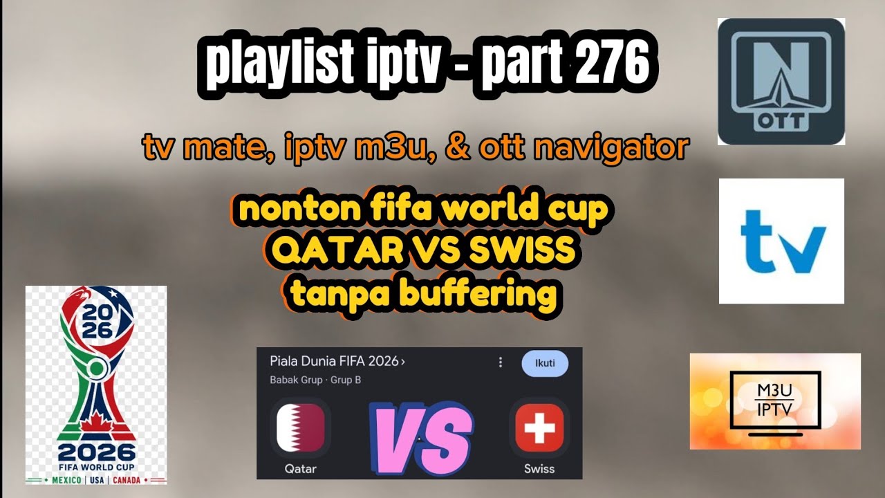 NEW UPDATE PLAYLIST IPTV URL M3U FREE - TV MATE, OTT NAVIGATOR, & IPTV M3U (part276)