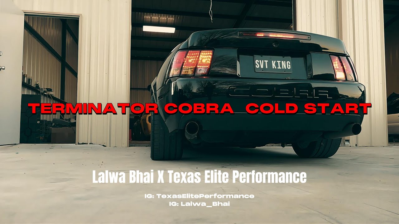 COLD STARTING A CAMMED TERMINATOR COBRA !! 👀