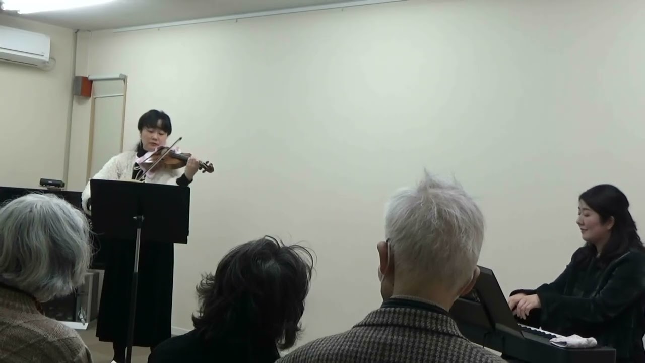 モーツァルト　ヴァイオリンソナタ第３６番ホ長調　K.380 Vn.河合真理 Pf.樋口かおり