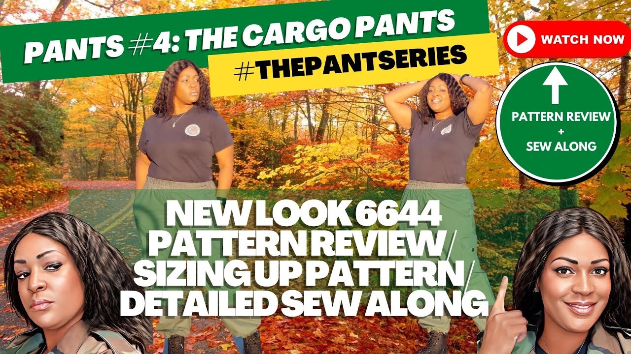#301: 🪖 Military/Cargo Style Pants | Pant Series #4 | New Look 6644 (N6644) 🪖🎖️