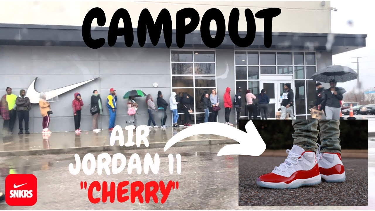 MADNESS! Camped Out For The Air JORDAN 11 
