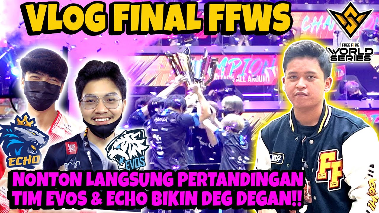 KOPRAL JONO VLOG KE SINGAPORE NONTON LANGSUNG PERJUANGAN TIM EVOS DAN ECHO DI FINAL FFWS | FFWS 2022