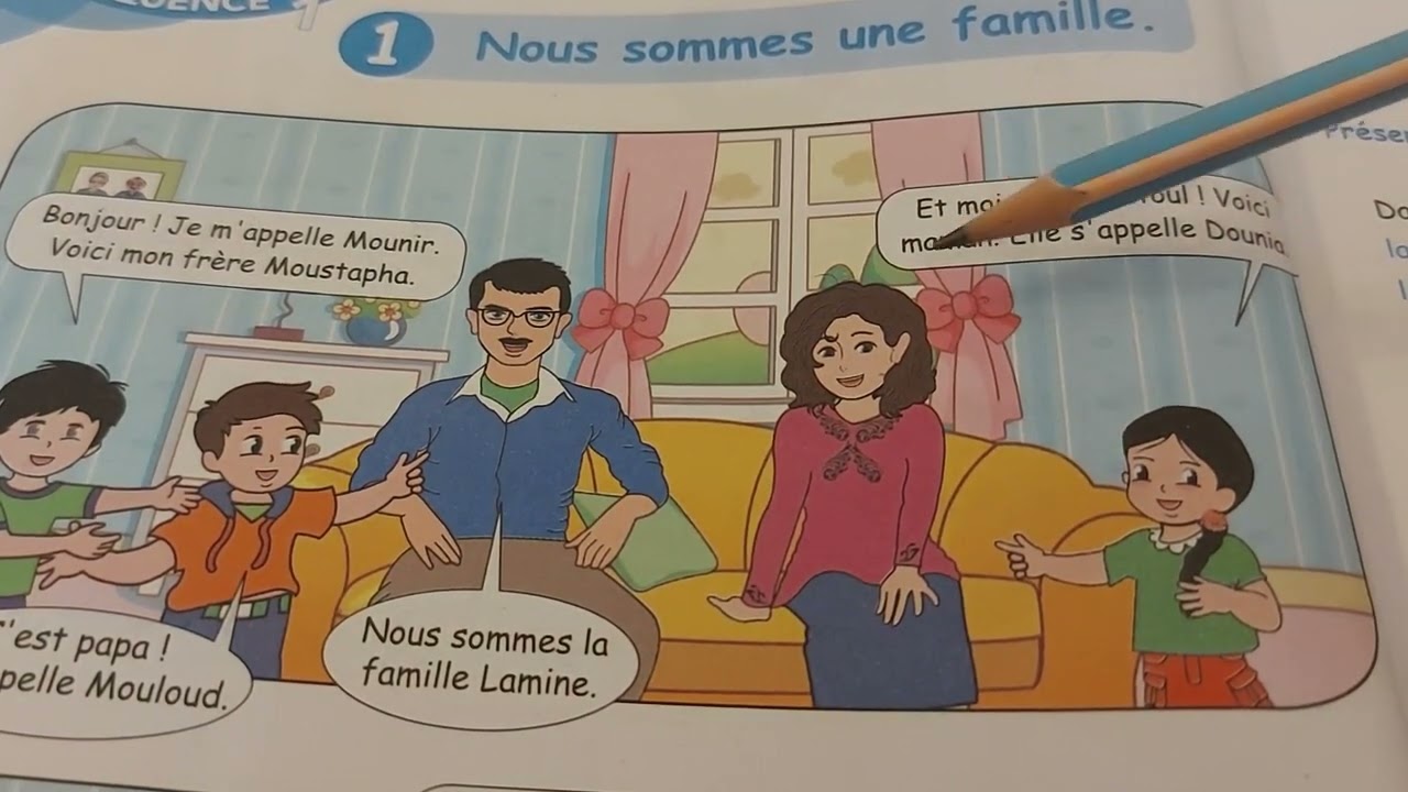 كتاب الفرنسية 3 ابتدائي صفحة 34 /Livre français 3AP page 34