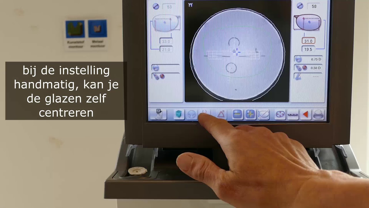 slijpen met de Mr Blue van essilor