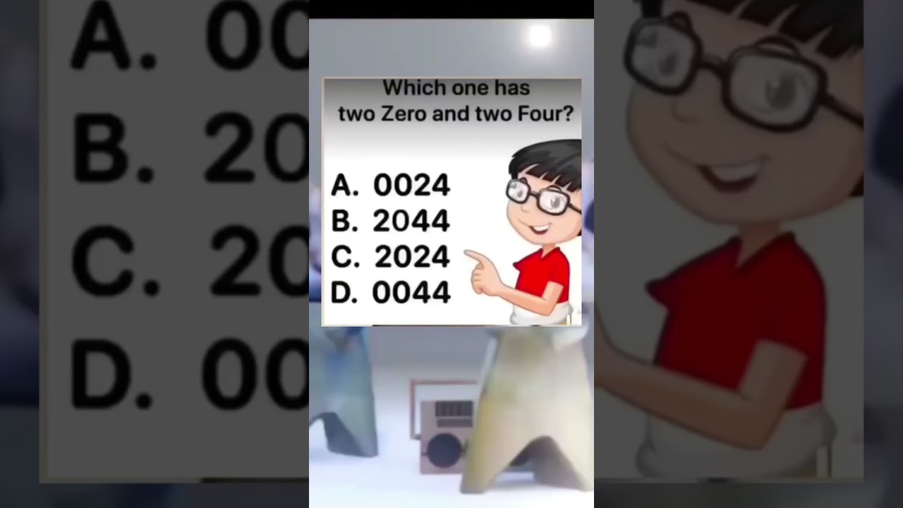 Which one has two Zero and two Four?