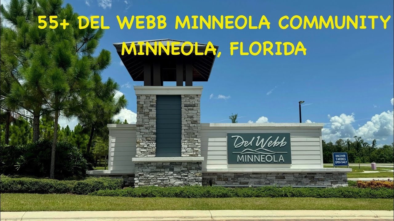 Drive Through 55+ DEL WEBB Minneola Community Minneola, Florida. 