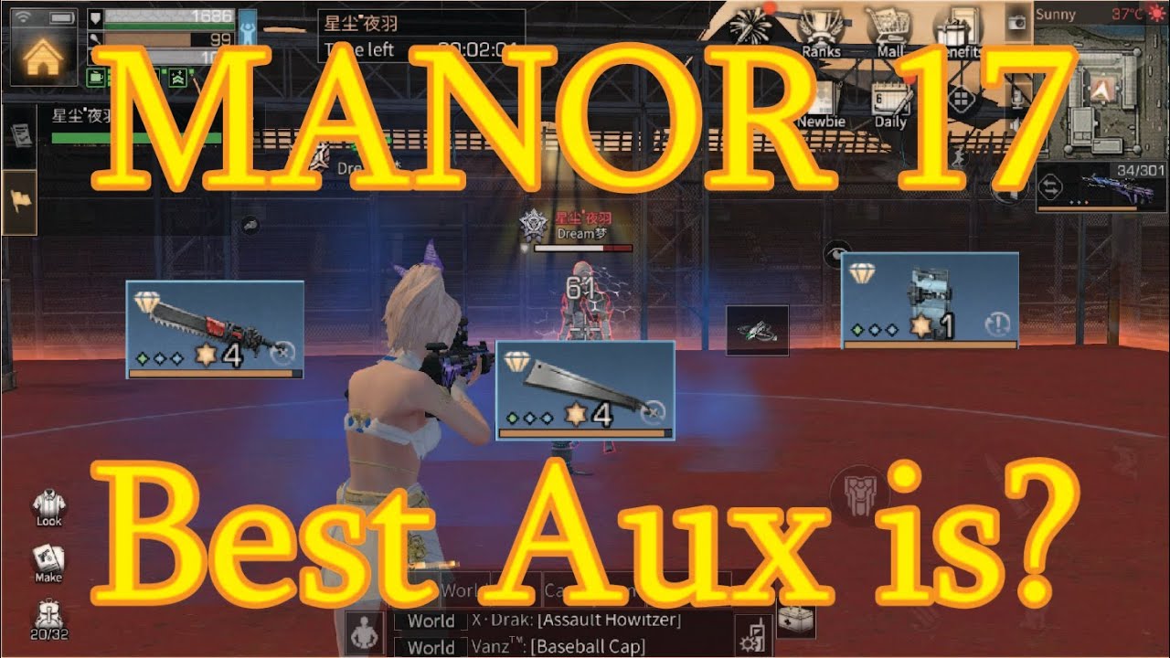 LIFEAFTER MANOR 17 Best Aux Choice (PVP PVE TEST)