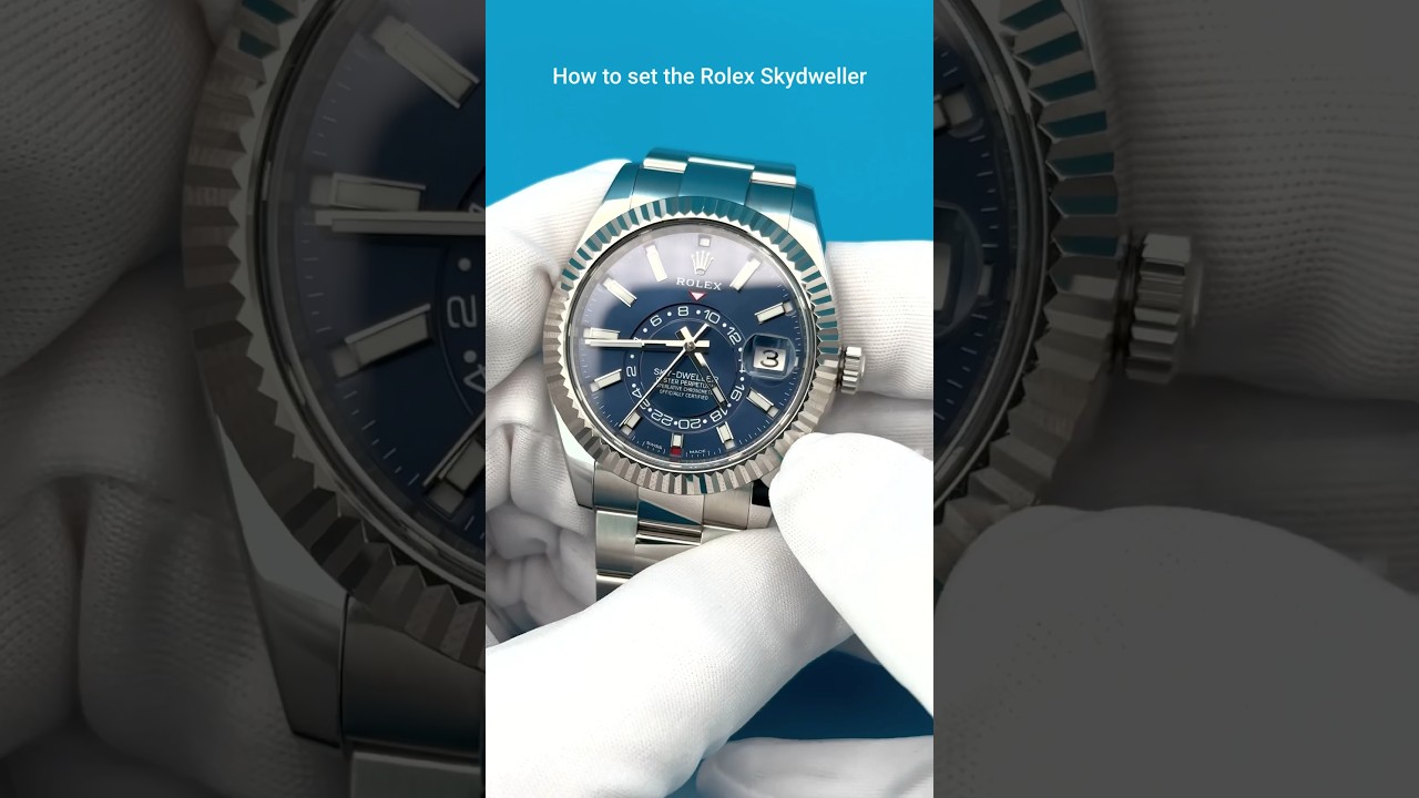 How to set the Rolex Skydweller | step by step guide