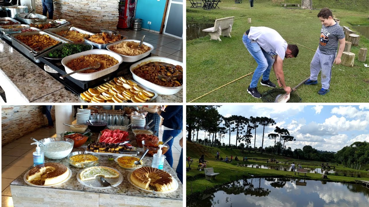 ALMOÇAMOS NO CAMINHO DO VINHO + PESCARIA NO PESQUE PAGUE