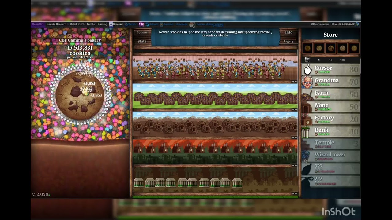 Cookie Clicker #3: The Temple!