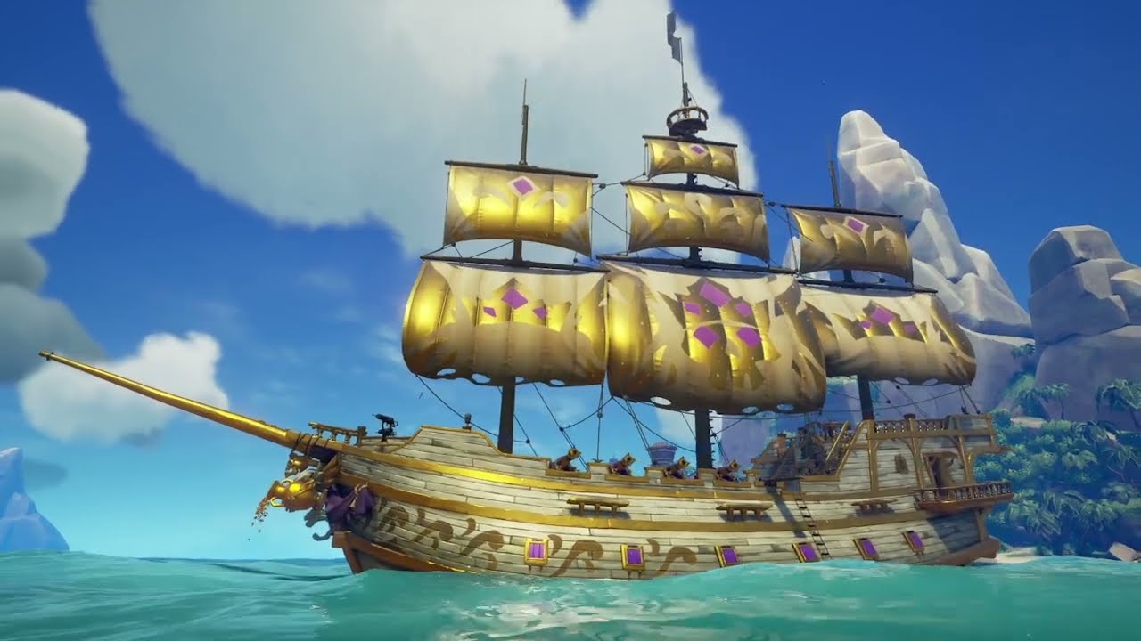Barbossa1978 shows you that Sea of Thieves 🪙👑 King´s Ransom 👑🪙Ship Set