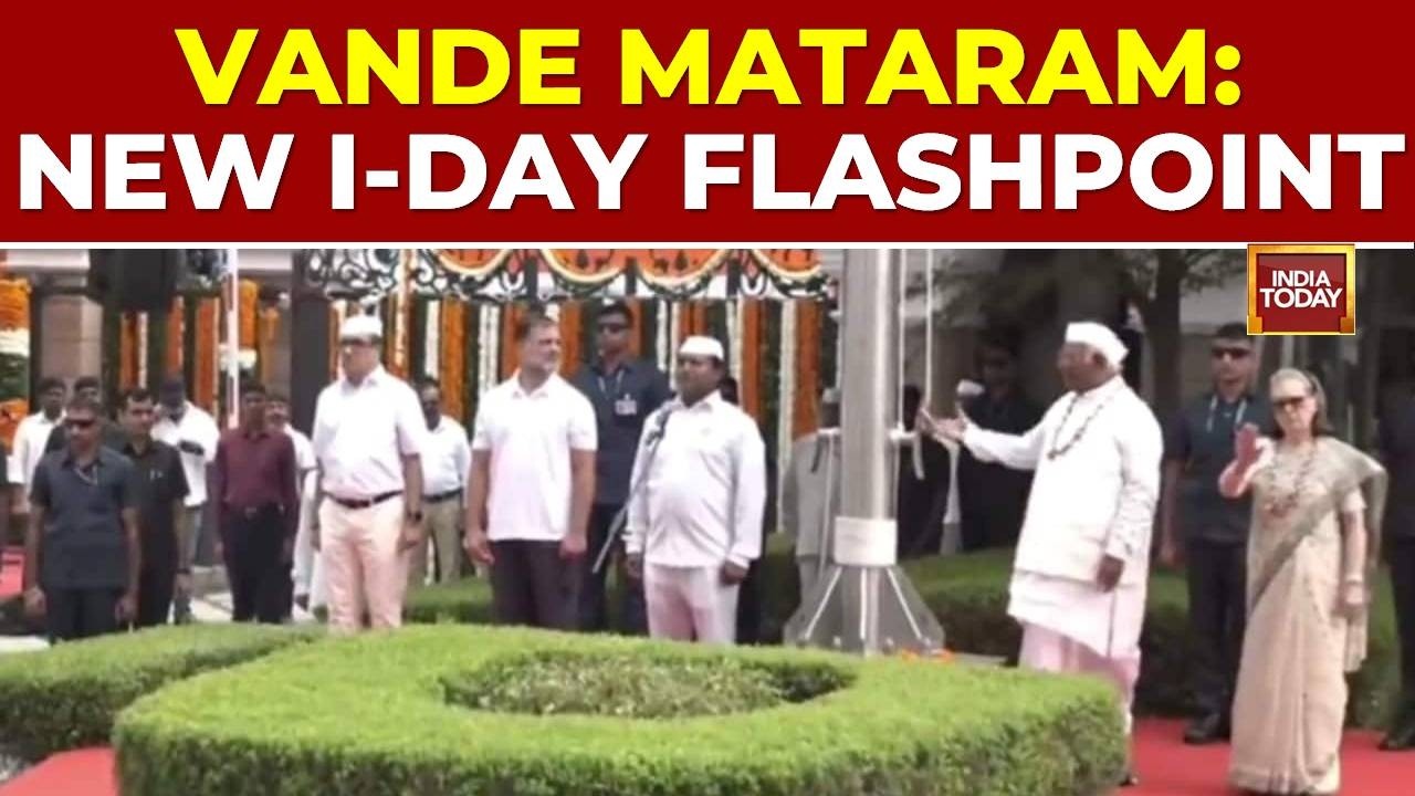 Watch: Vande Mataram Recital Row Triggers I-Day Political War Of Words Between BJP And Congress