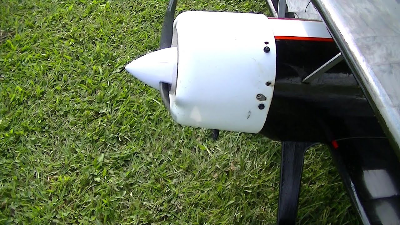 RC Midwest  Super Stearman 3 Cyl Saito good flying day with NO TROUBLES