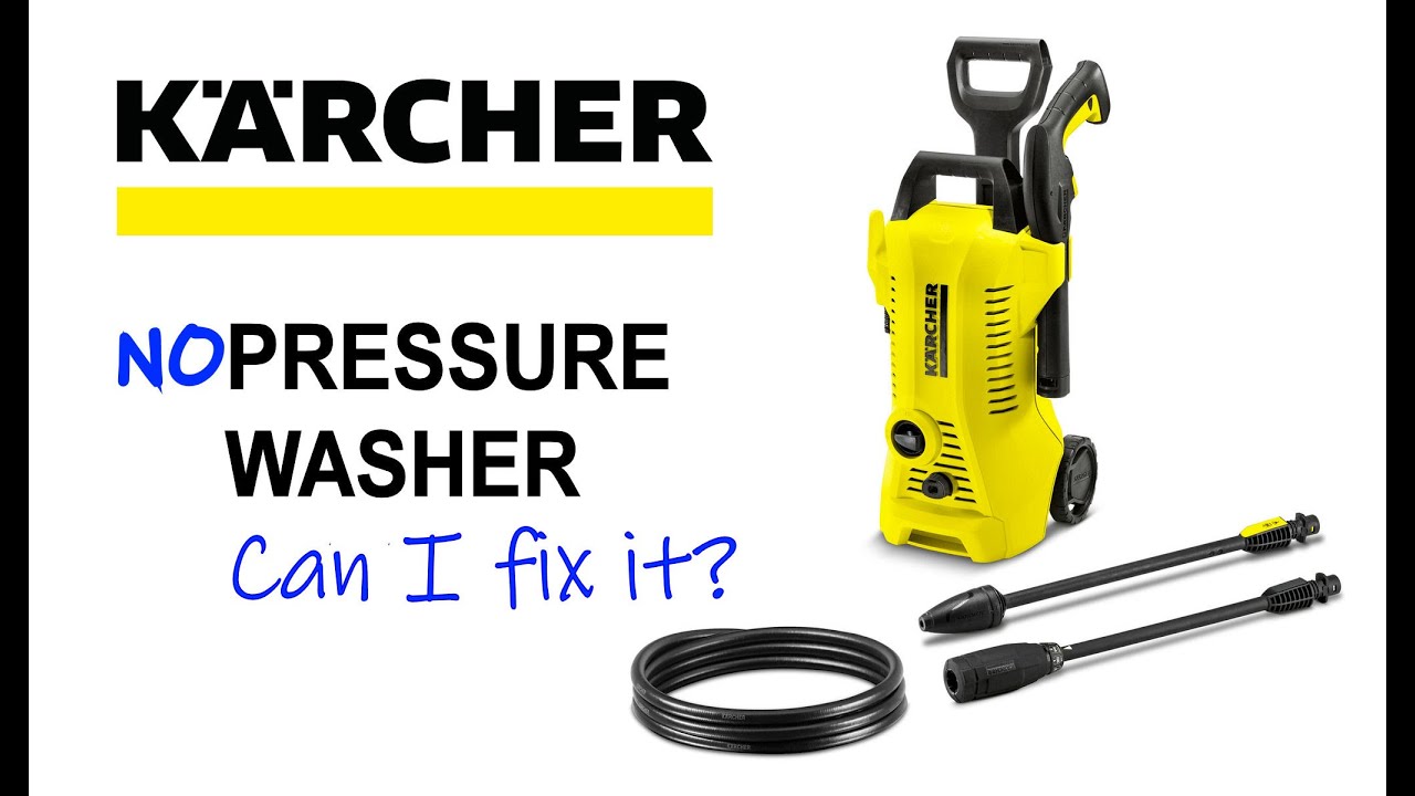 Karcher K2 with no pressure