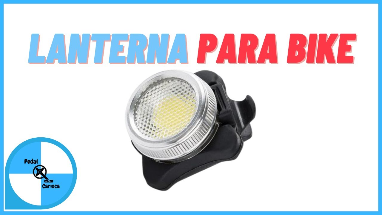 lanterna de bike recarregável ótimo custo benefício