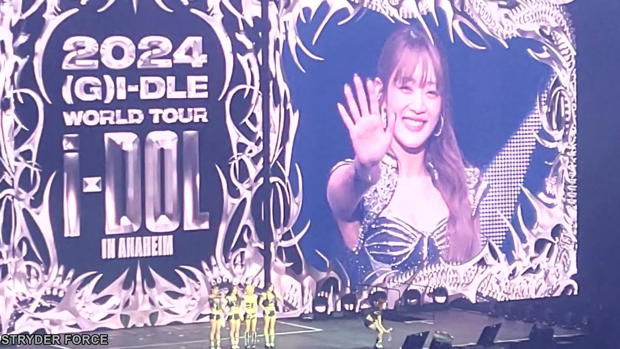 (G)I-DLE 3rd World Tour [IDOL] Anaheim Concert Performance at Honda Center, California (09/10/2024)
