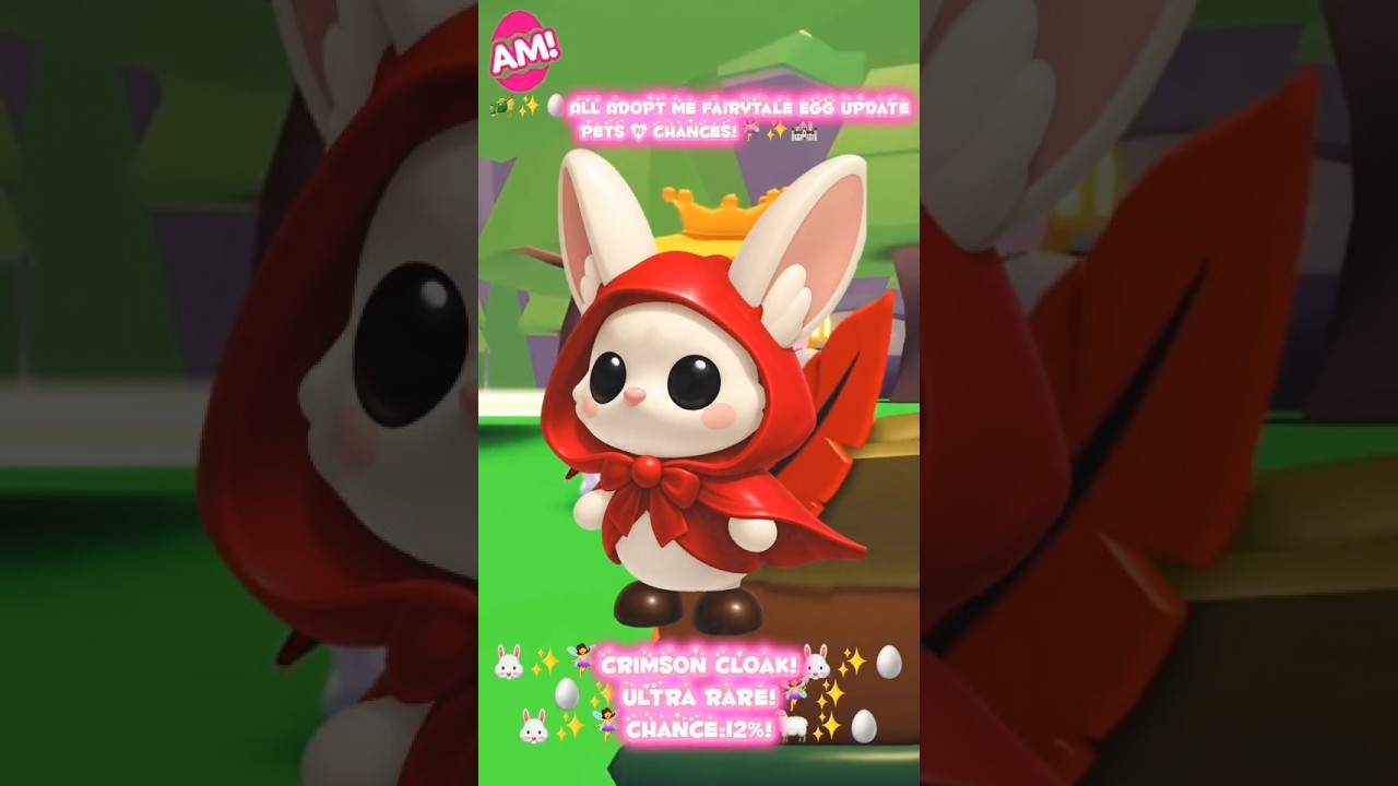 🐲✨️🥚All Adopt Me Fairytale Egg Update Pets & Chances!🧚&zwj;♀️✨️🏰 #adoptme #roblox #adoptmeupdate