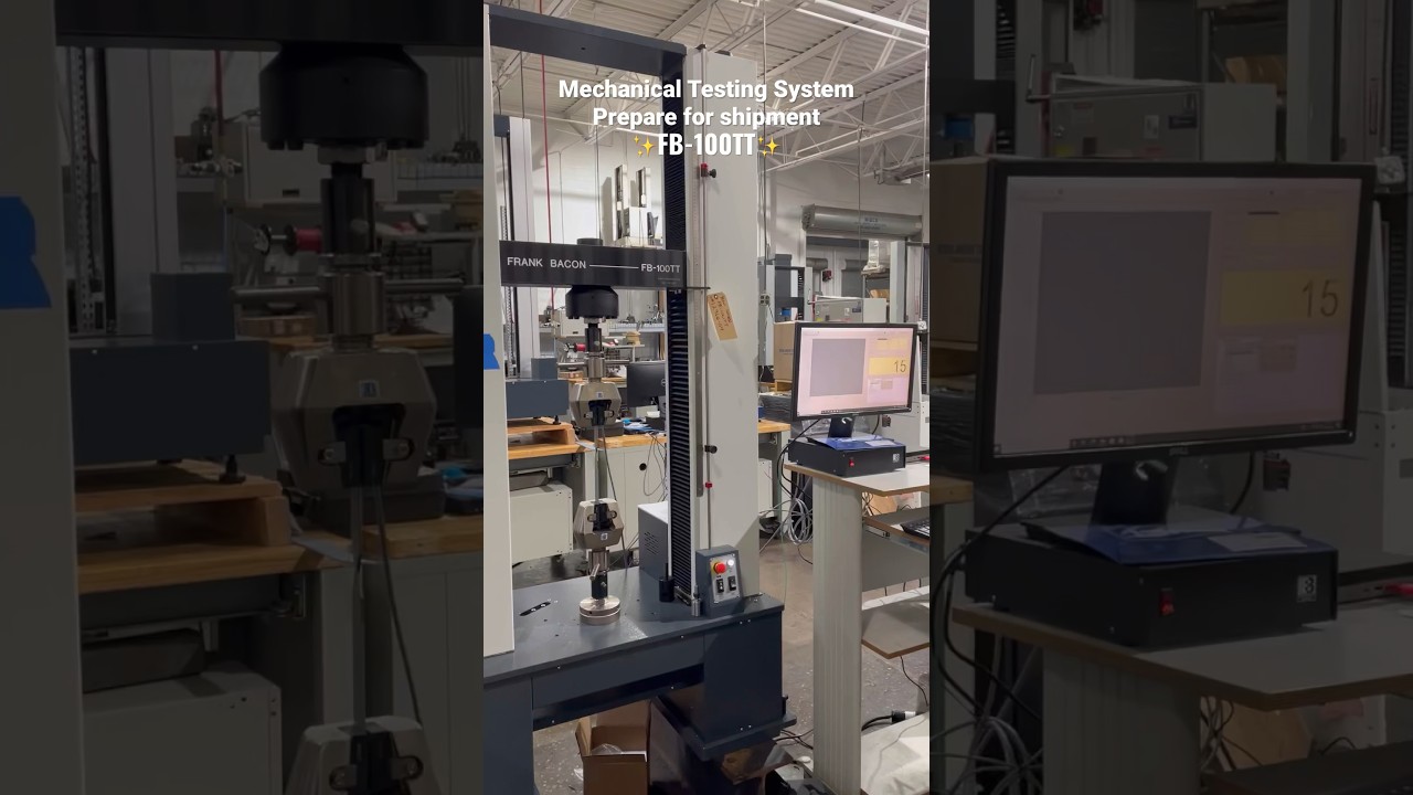 New material testing equipment 100kn FB-100EMTT that is flying off the shelves #testingmachine